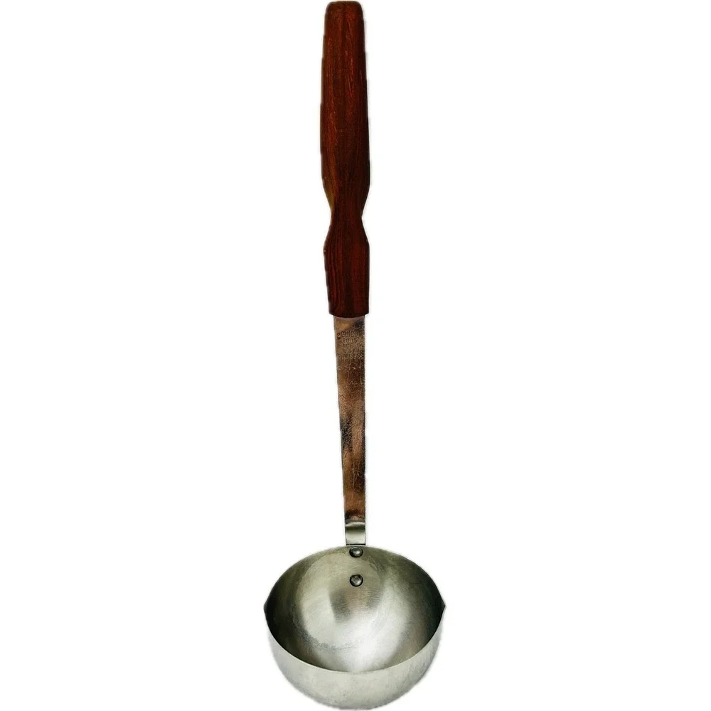 Cutco Ladle #15 Stainless Steel‎ Brown Handle Vintage Made In USA